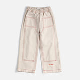 Kids Cotton Twill Pants - Natural