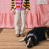 Kids Cotton Twill Pants - Natural