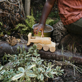 Handmade Wooden Bulldozer