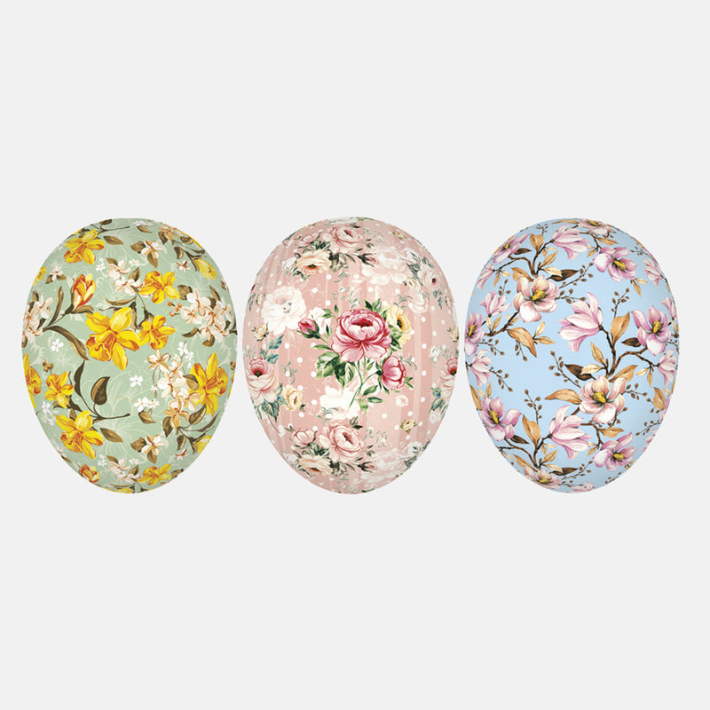 Paper Mache Large Easter Egg - Flowerage - More Options