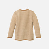 Baby & Kids Merino Wool Cardigan - Caramel/Natural