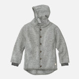 Baby & Kids Boiled Merino Wool Jacket - Grey