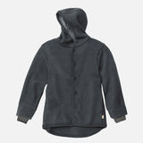 Baby & Kids Boiled Merino Wool Jacket - Anthracite