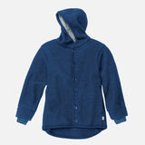 Baby & Kids Boiled Merino Wool Jacket - Navy