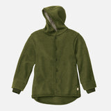 Baby & Kids Boiled Merino Wool Jacket - Olive