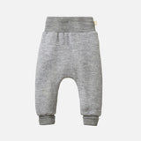 Baby & Kids Light Weight Boiled Merino Wool Cuffed Pants - Grey