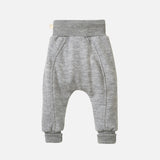 Baby & Kids Light Weight Boiled Merino Wool Cuffed Pants - Grey