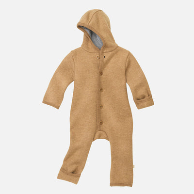 Baby & Kids Boiled Merino Wool Overall - Caramel