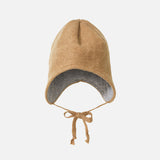 Boiled Merino Wool Hat - Caramel