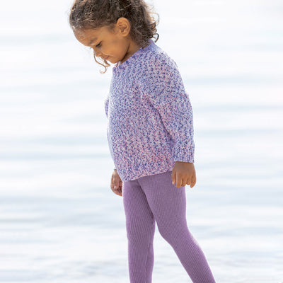 Baby & Kids Cotton Spray Jumper - Lilac