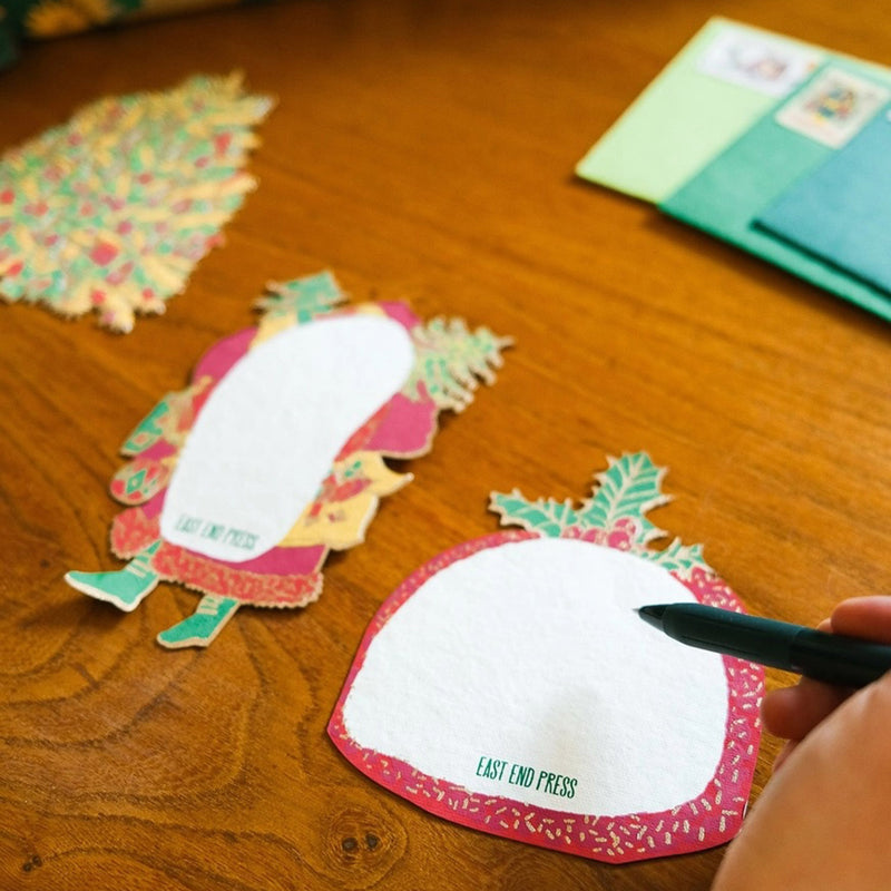 Handmade Christmas Greeting Cards - Pack of 5