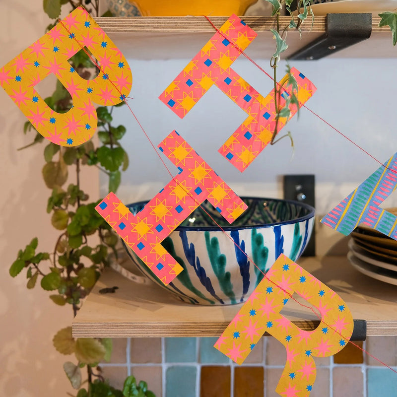 Handmade Garland - Happy Birthday