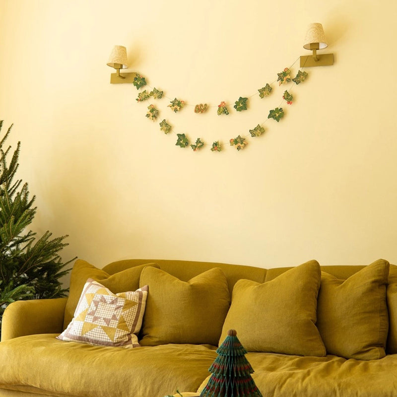 Handmade Garland - Holly and Ivy