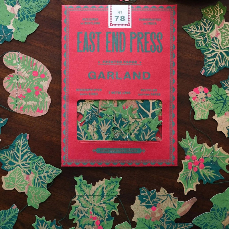 Handmade Garland - Holly and Ivy