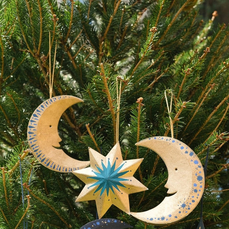 Handmade Hanging Decoration - Man on the Moon