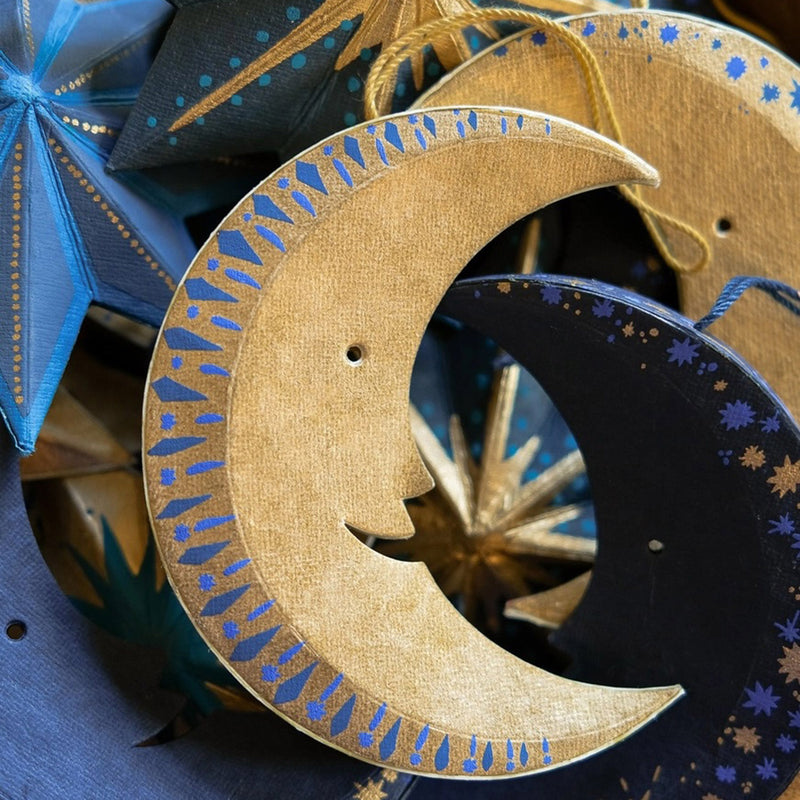 Handmade Hanging Decoration - Man on the Moon