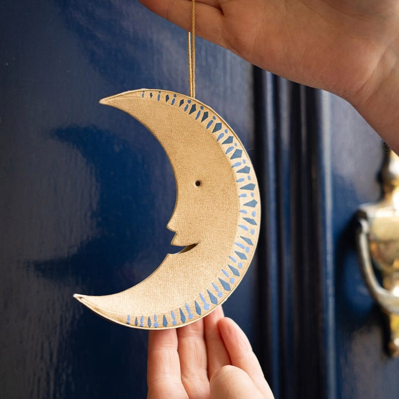 Handmade Hanging Decoration - Man on the Moon