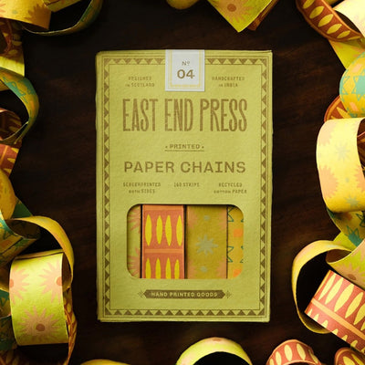 Handmade Paper Chain Kit - Yellow & Green