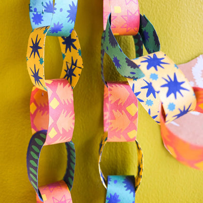 Handmade Paper Chain Kit - Celebration