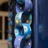 Handmade Paper Chain Kit - Blue & Yellow