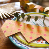 Handmade Paper Crowns - Yellow & Orange