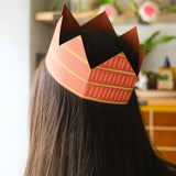 Handmade Paper Crowns - Yellow & Orange