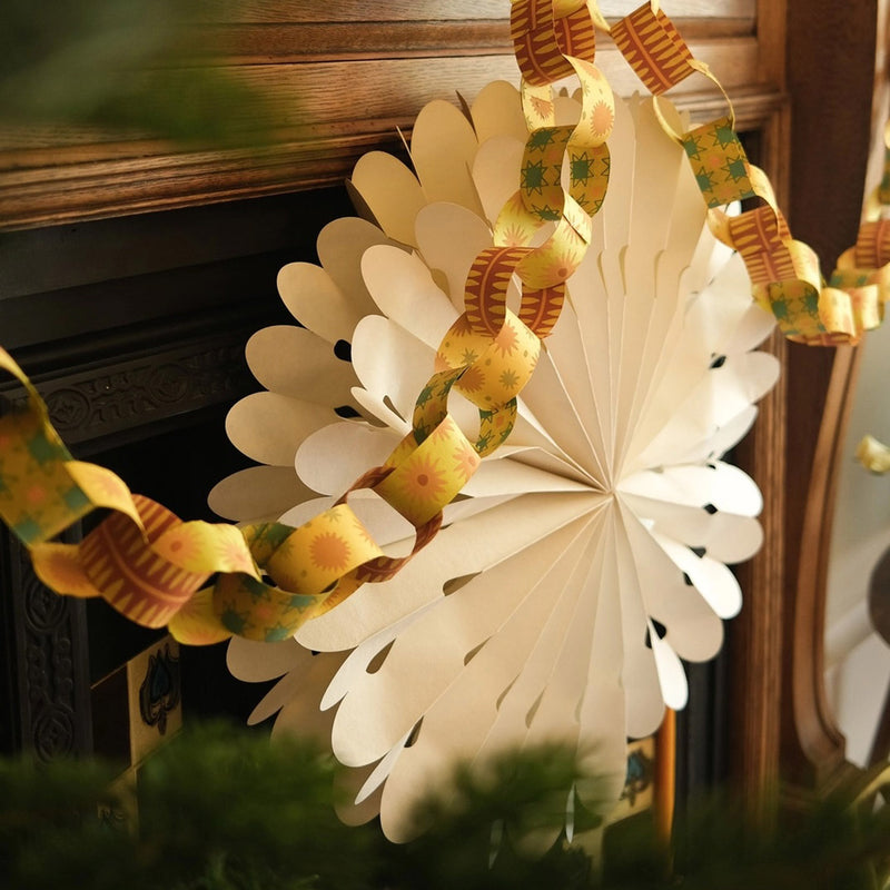 Handmade Small Curved Star - White