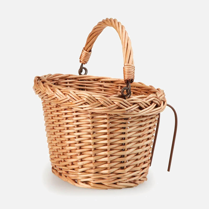 Wicker Kids Bicycle Basket