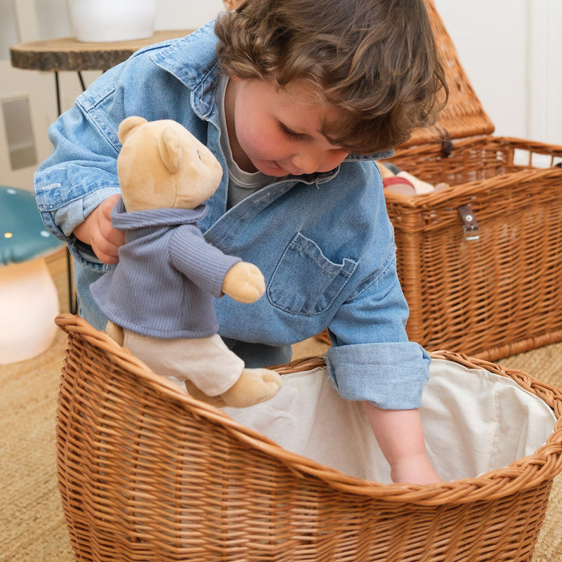 Wicker Doll/Teddy Cradle