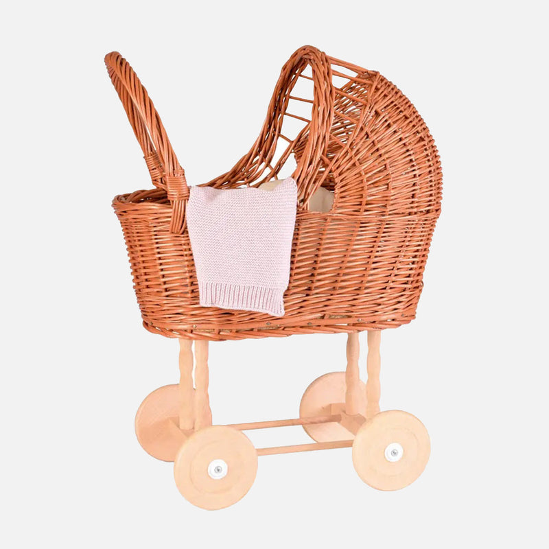 Wicker Doll/Teddy Pram