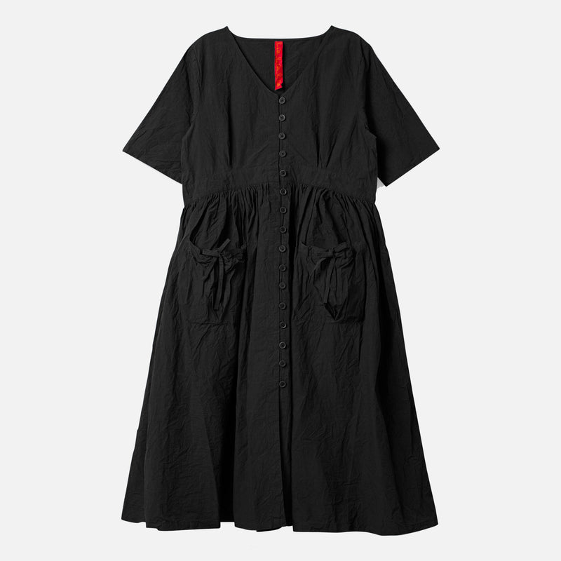 Women's Cotton Bonnie Dress - Black
