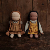 Handmade Doll in Isle Sweater & Pinafore - Black