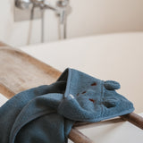 Cotton Bear Towel - Goblin Blue
