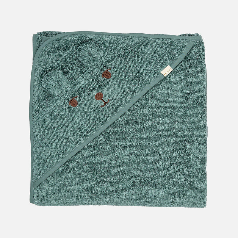 Cotton Bear Towel - Goblin Blue