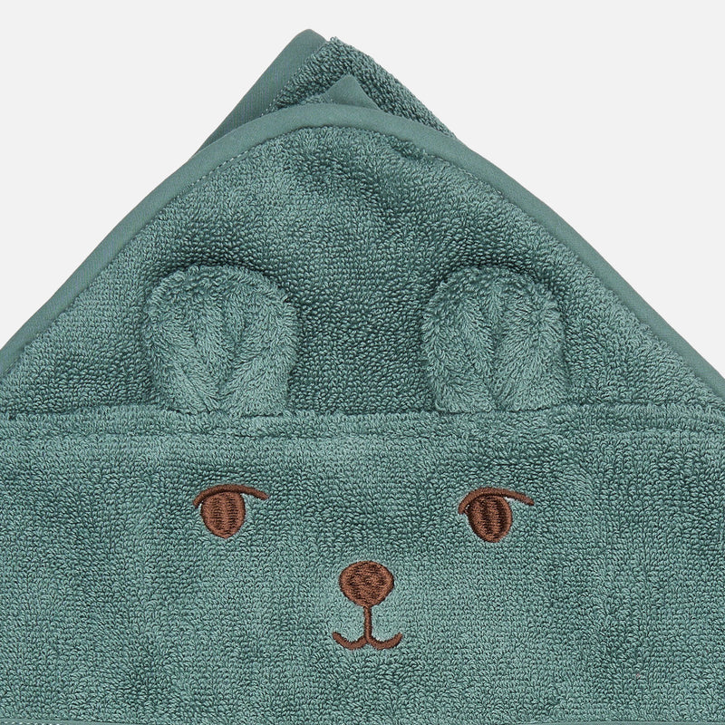 Cotton Bear Towel - Goblin Blue