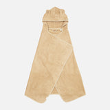 Cotton Hooded Bunny Towel - Wheat