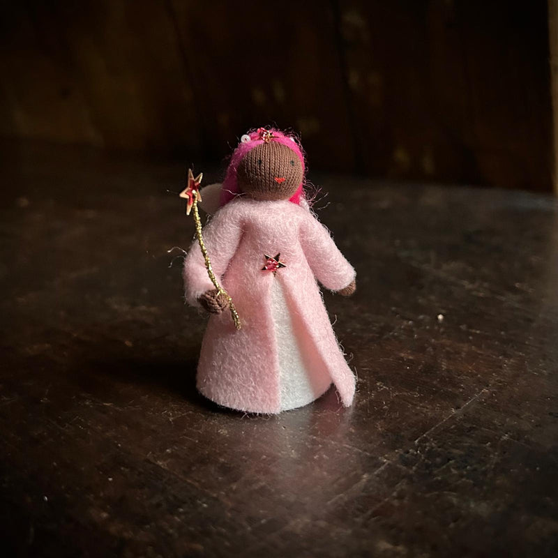 Handmade Wool Fairy - Wish Fairy - Black