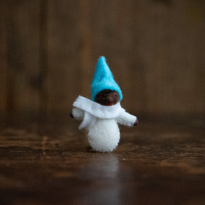 Handmade Wool Gnome Baby - Black
