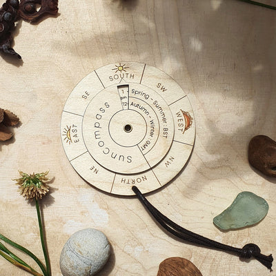 Wooden Sun Compass