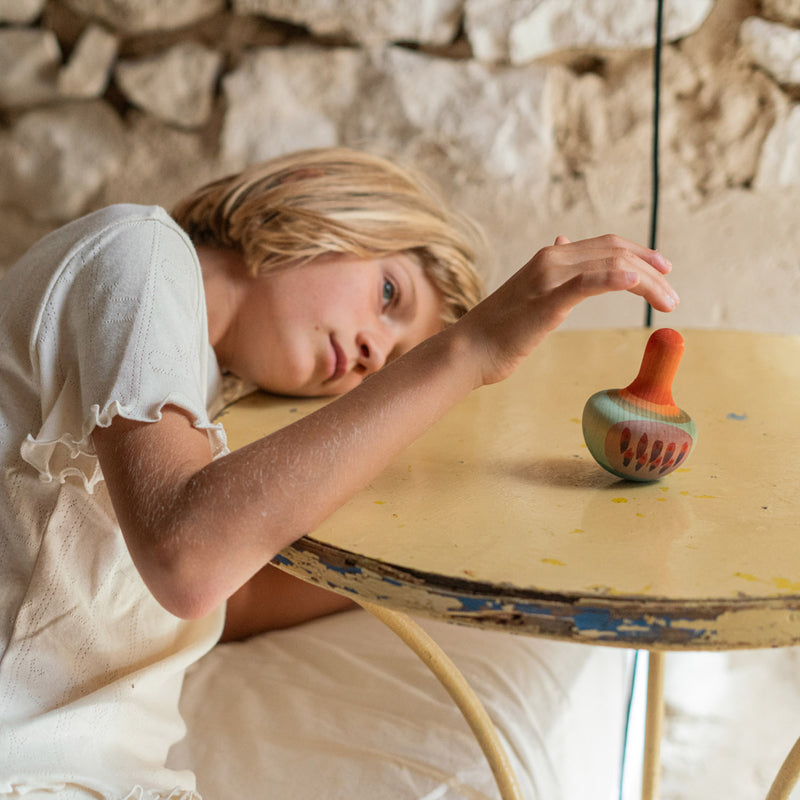 Wooden Bird - Mellow Orange