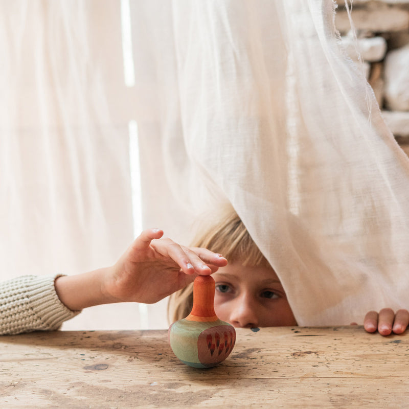 Wooden Bird - Mellow Orange