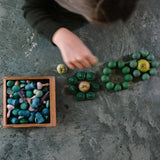 Wooden Cold Mandala Mix  - 81 Pieces