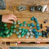 Wooden Cold Mandala Mix  - 81 Pieces