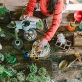 Wooden Flower Meadow - 18 Pieces