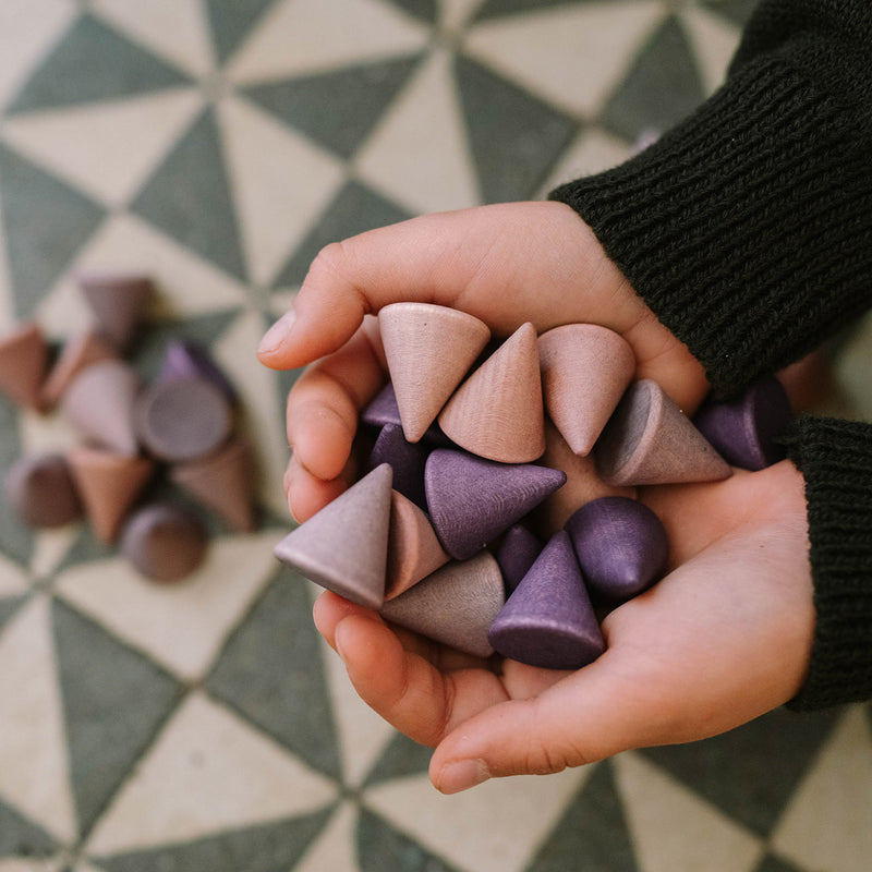 Wooden Mandala Peak  - 36 Pieces