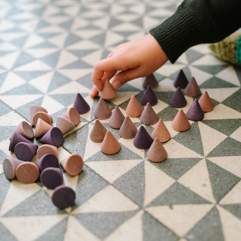 Wooden Mandala Peak  - 36 Pieces