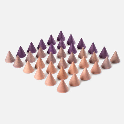 Wooden Mandala Peak  - 36 Pieces