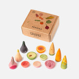 Wooden Veggies - 12 Pieces