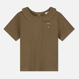 Baby Cotton Collar Tee - Woody