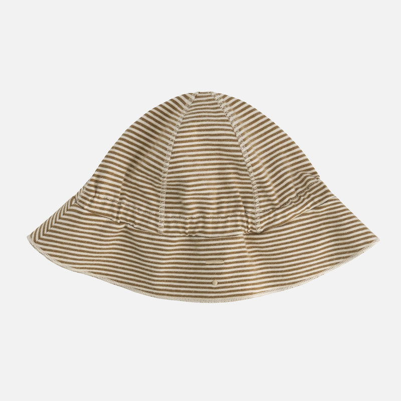 Baby Cotton Sun Hat - Woody/Cream